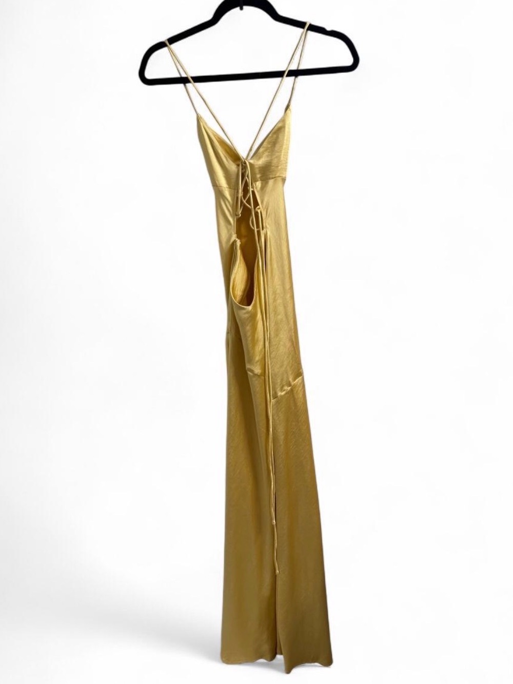 Babyboo Isobel Maxi Dress- Lemon Size XS - Picture 5 of 9